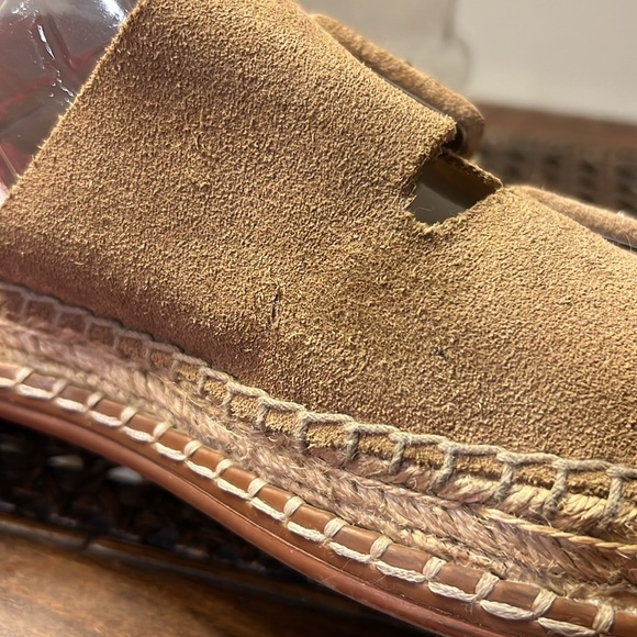 Zara Suede Genuine Leather Double Buckle Sandals - Picture 8 of 9